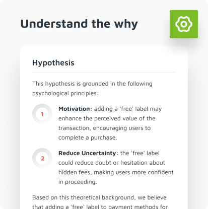 Feature Understand The Why Feature Understand The Why